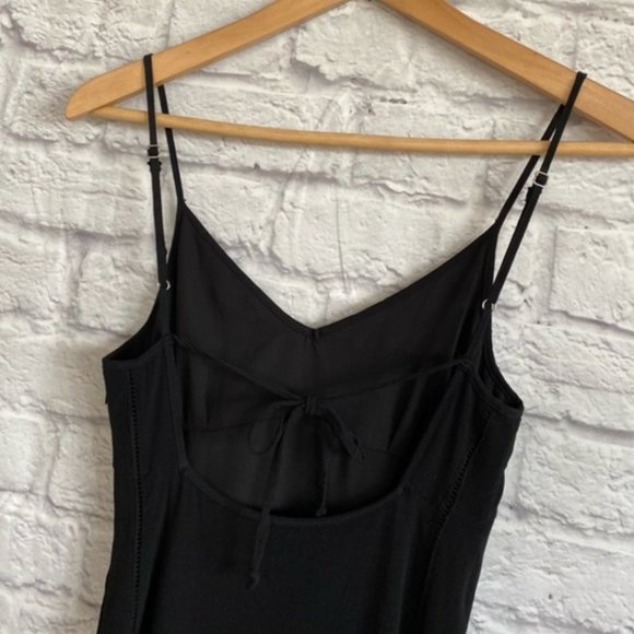 ARITZIA SUNDAY BEST Black Strappy Slip Dress - Picture 6 of 6